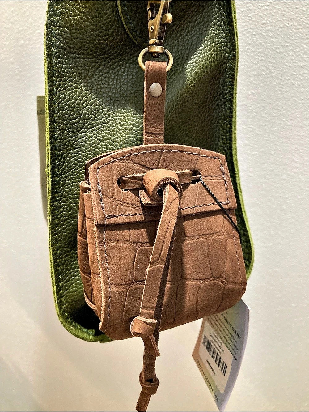 Portland leather mammoth pixie pouch